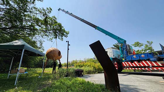 台南官田吊車