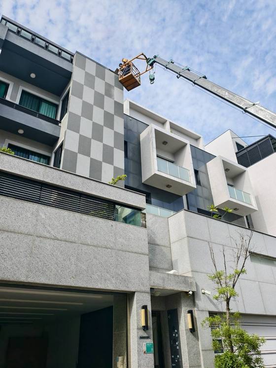 安平區 固定籠 外牆磁磚施工