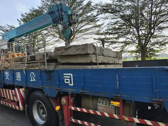 善化區載運大內吊掛