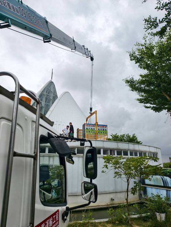將軍區大型吊籠作業吊掛防水材料