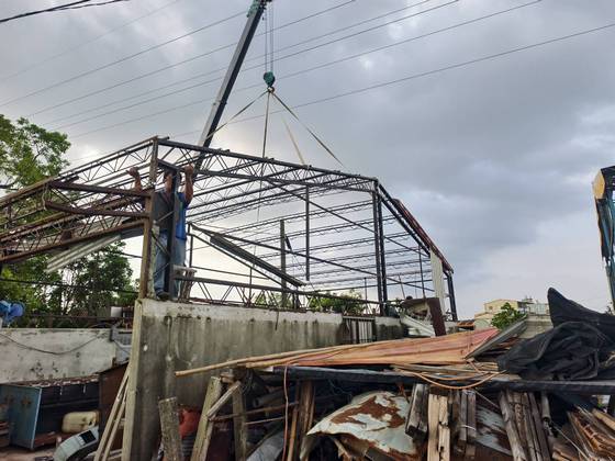 白河區鐵架 降低工程