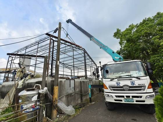 白河區鐵架 降低工程